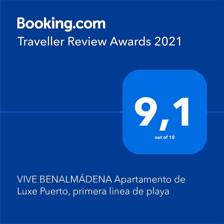 VIVE BENALMÁDENA Apartamento LUXE PUERTO MARINA, Primera Línea de Playa